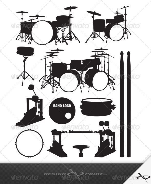 Drums Vectors From Graphicriver 590x720 Drums Vectors From Graphicriver