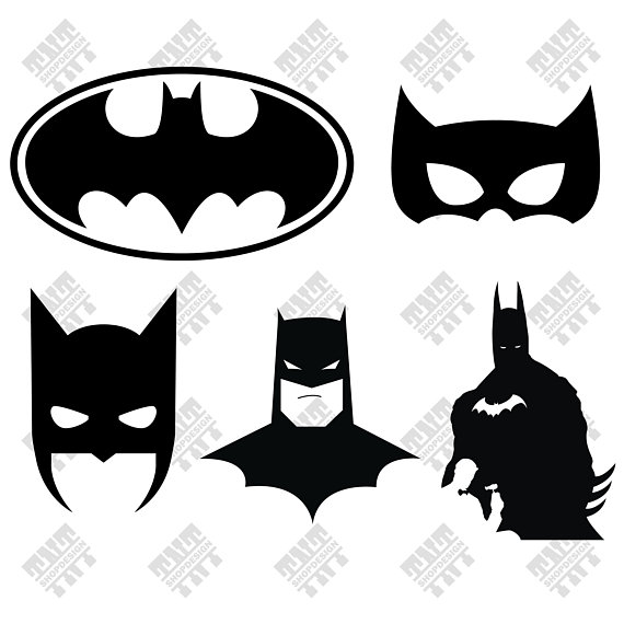 Batman Mask Clipart 570x570 Batman Mask Clipart