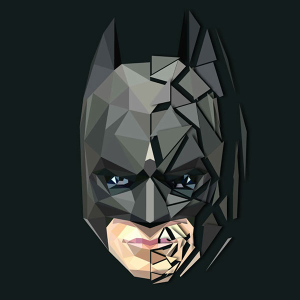 Batman Vector On Behance 600x600 Batman Vector On Behance