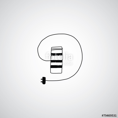 500x500 Battery Power Charger Icon Stock Image And Royalty Free Vector