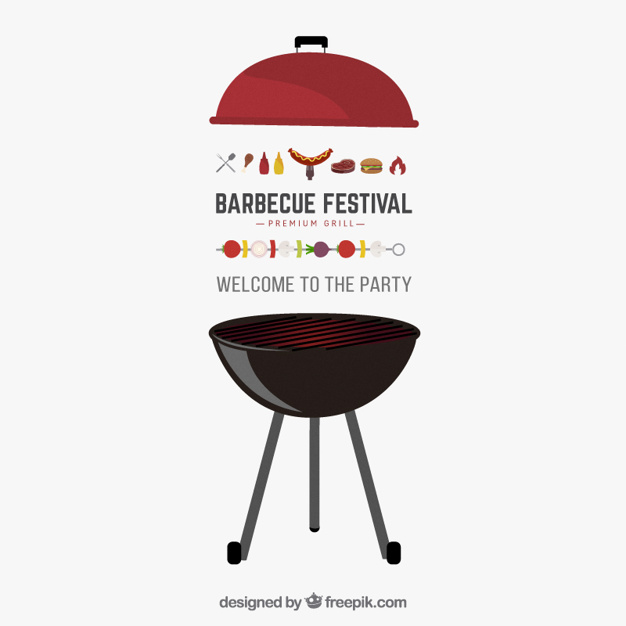 Barbecue Party Invitation Vector Free Download 626x626 Barbecue Party Invitation Vector Free Download