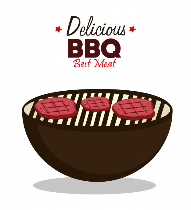 Bbq Grill Design Vector Premium Download 626x688 Bbq Grill Design Vector Premium Download