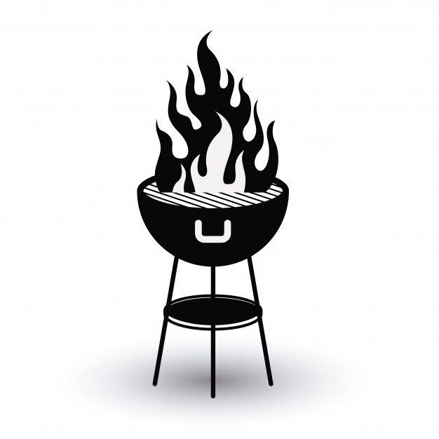 Bbq Grill Menu And Flame Icon Vector Premium Download 626x626 Bbq Grill Menu And Flame Icon Vector Premium Download