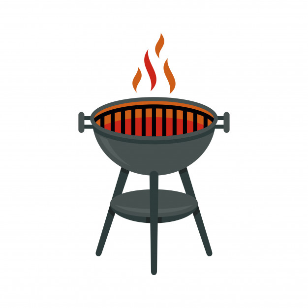 Bbq Grill Vector Illustration Vector Premium Download 626x626 Bbq Grill Vector Illustration Vector Premium Download
