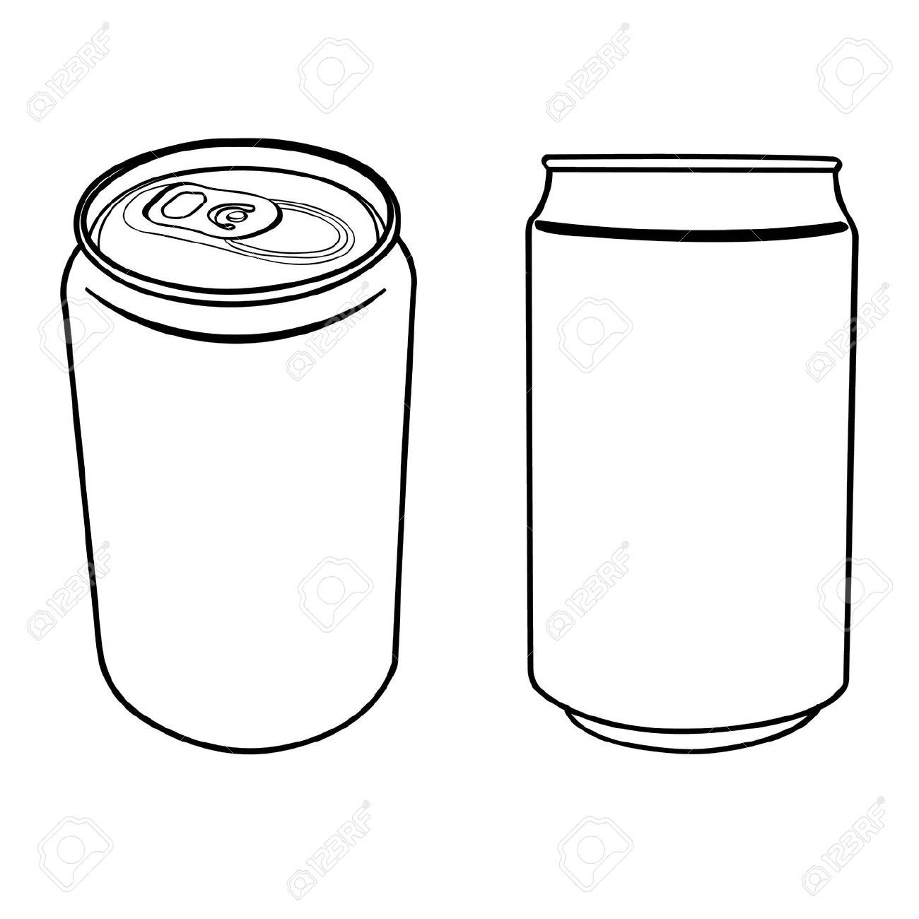 1300x1300 Decals Vector Can, Soda, Beer