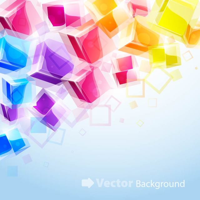 Free Vectors Colorful Cubes Background Vector Bg 640x640 Free Vectors Colorful Cubes Background Vector Bg