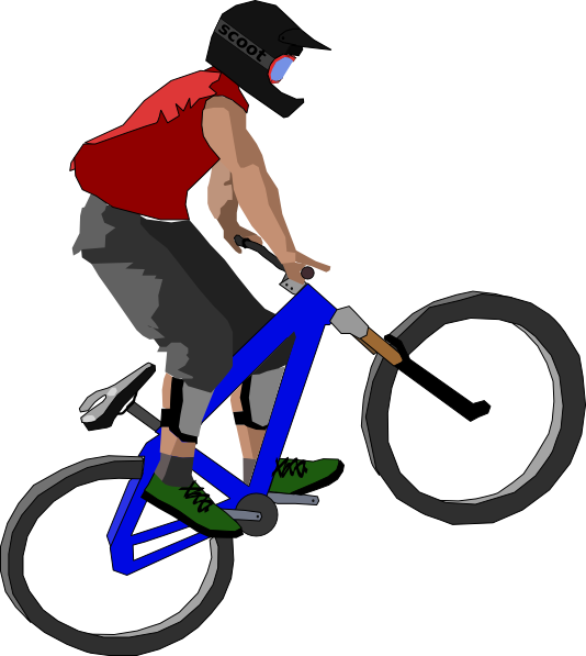 534x597 Biker Clip Art