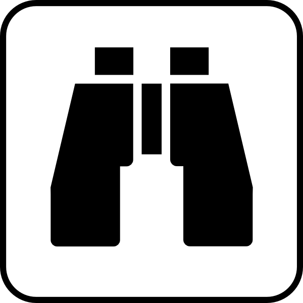 600x600 Binoculars Clip Art