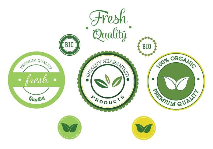 Free Vector Bio Label Vector Set 700x490 Free Vector Bio Label Vector Set