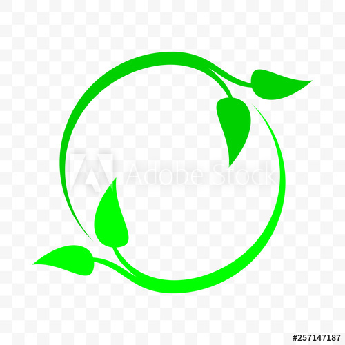 Recycle Icon, Green Leaf Arrow Circle Vector Bio Garbage Reuse 500x500 Recycle Icon, Green Leaf Arrow Circle Vector Bio Garbage Reuse
