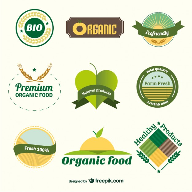 Bio Organic Badges Vector Free Download 626x626 Bio Organic Badges Vector Free Download