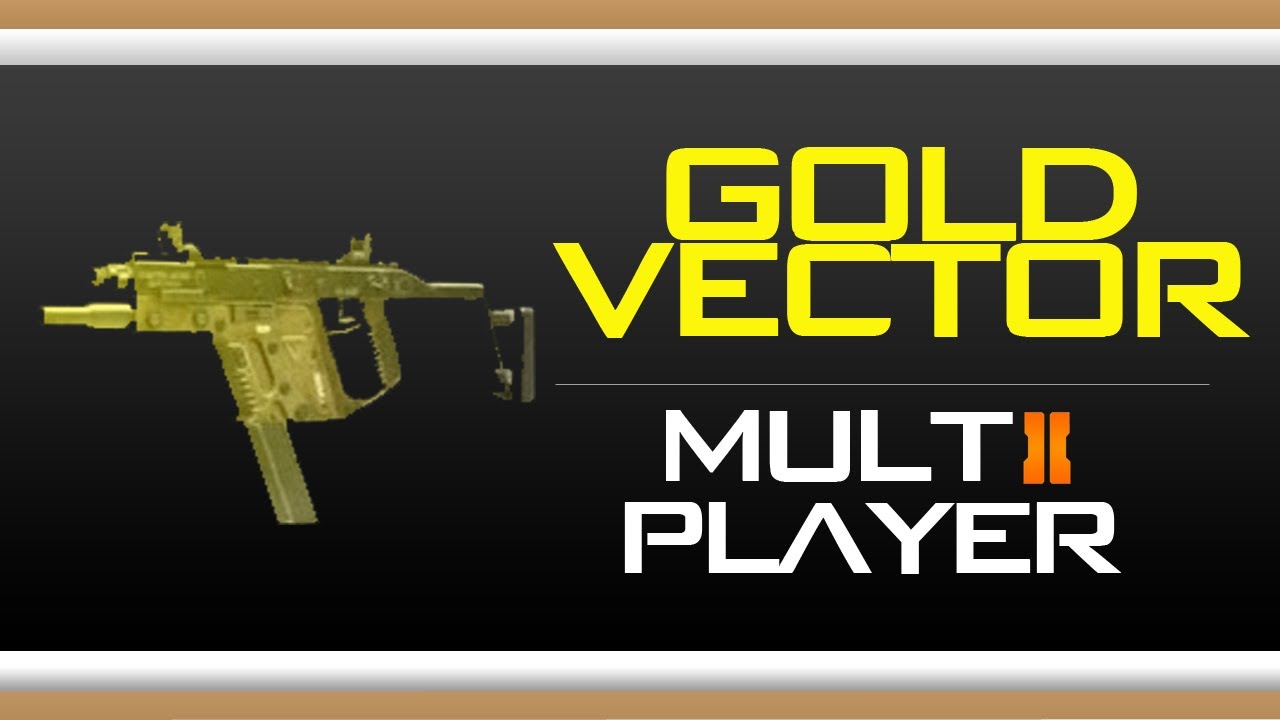 1280x720 Black Ops Gold Vector Camo Gameplay