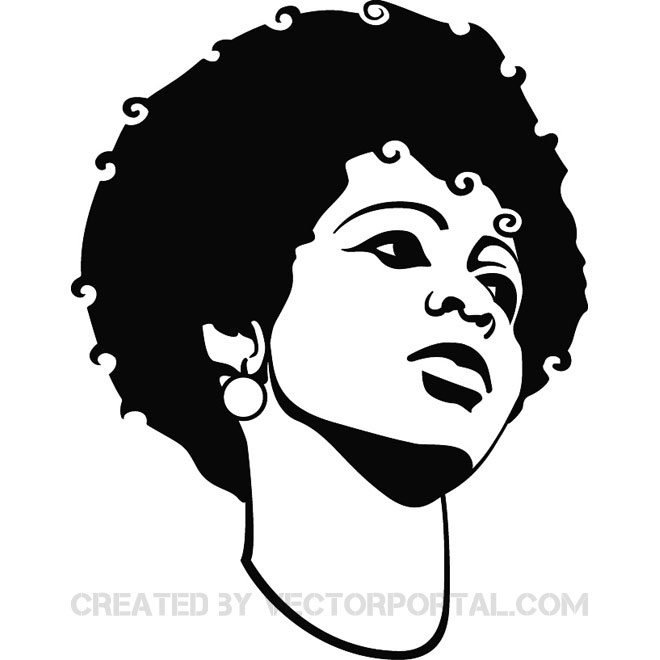 Black Girl Vector 660x660 Black Girl Vector