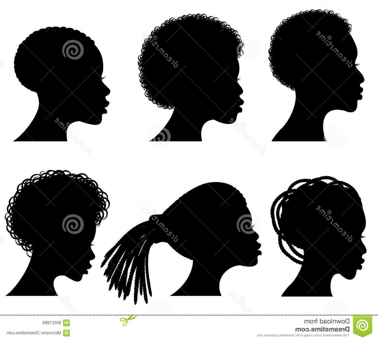Stock Illustration Afro American Young Woman Face Vector Black 1560x1407 Stock Illustration Afro American Young Woman Face Vector Black