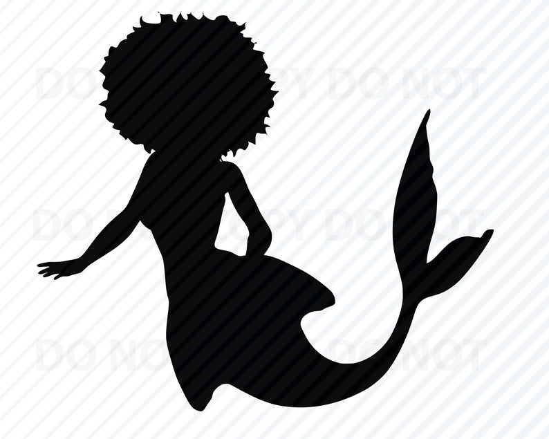 Afro Mermaid Black Woman Mermaid Silhouette Clip Art Etsy 794x635 Afro Mermaid Black Woman Mermaid Silhouette Clip Art Etsy