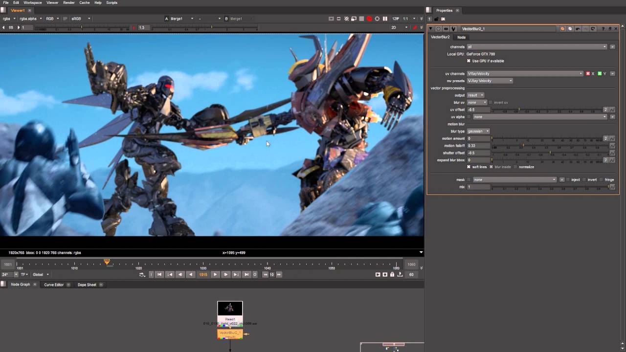 Nuke Vector Blur 1280x720 Nuke Vector Blur