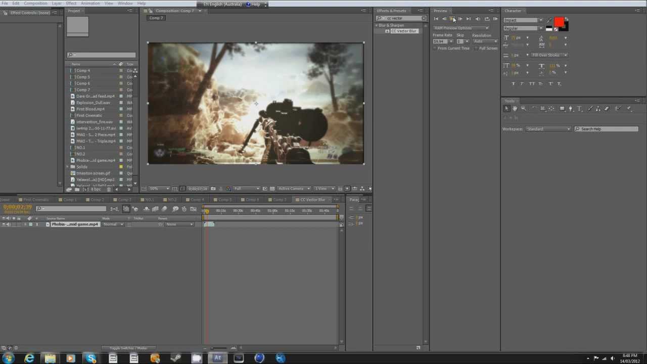 After Effects Tutorial Cc Vector Blur 1280x720 After Effects Tutorial Cc Vector Blur