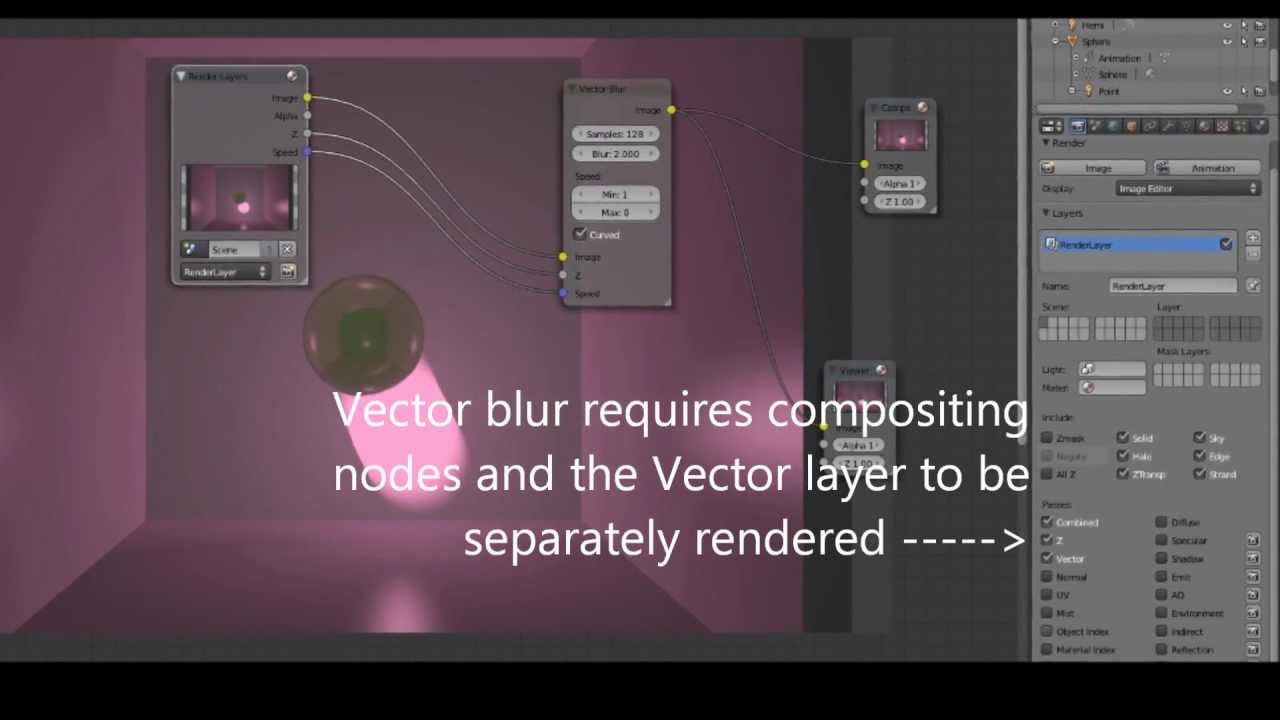 Blender Blur Comparisons Vector Blur Vs Sampled Motion Blur 1280x720 Blender Blur Comparisons Vector Blur Vs Sampled Motion Blur