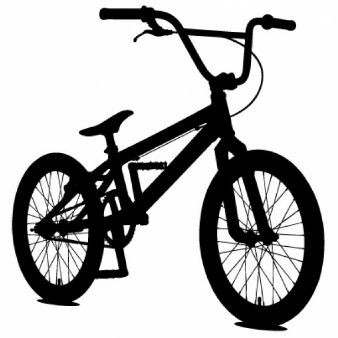 338x338 Bycicle Silhouette Bmx Bike Vector Bikes Bmx, Bmx Bikes, Bike