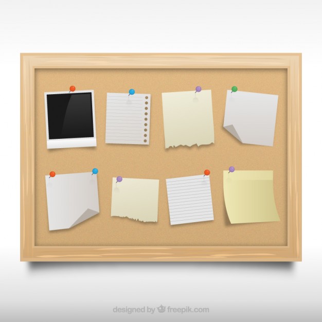 Cork Board With Notes Vector Free Download 626x626 Cork Board With Notes Vector Free Download