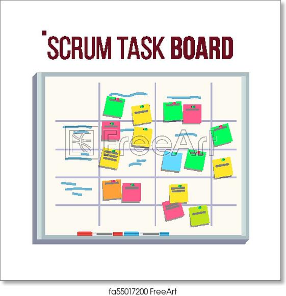 Free Art Print Of Planning Board Vector Agile Board Tasks 561x581 Free Art Print Of Planning Board Vector Agile Board Tasks