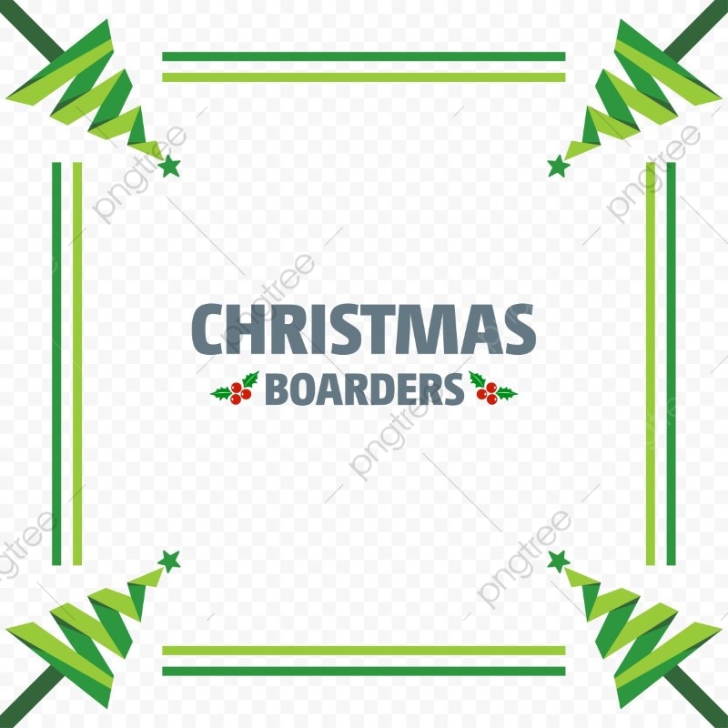 800x800 Christmas Border Green Frame, Christmas Vector, Border Vector