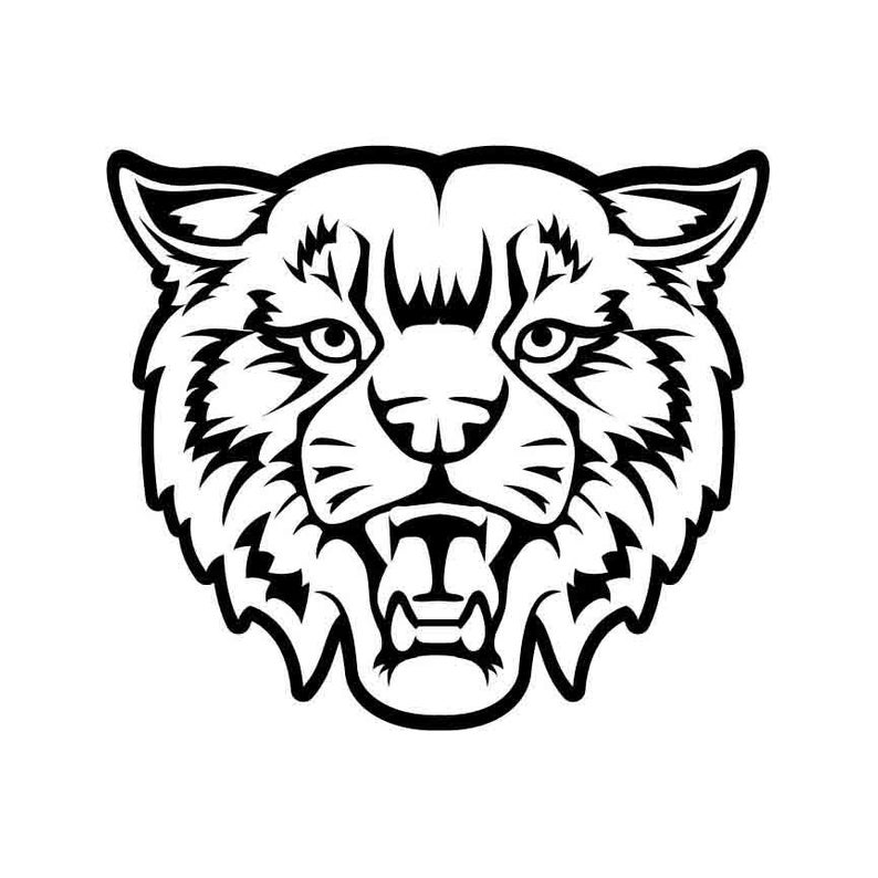 794x794 Bobcat Mascot Instant Download Vector Dxf Etsy