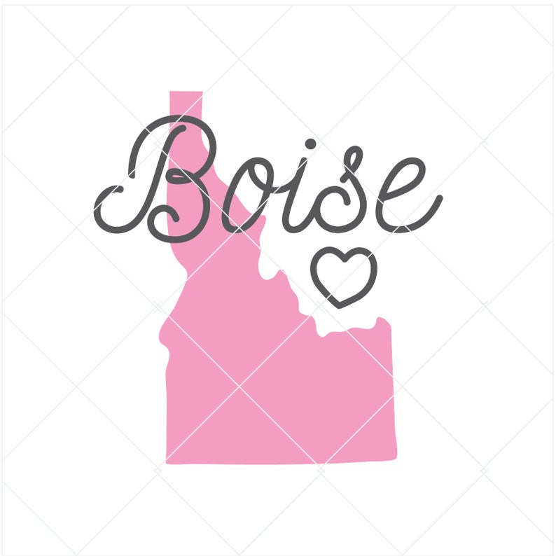 794x794 Boise Idaho Boise Vector Boise Dxf Etsy