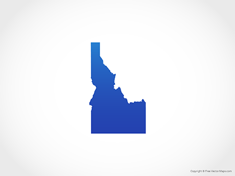 460x345 Vector Maps Of Boise Free Vector Maps