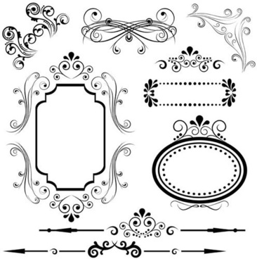 Vector Beautiful Line Border Free Vector Download 366x368 Vector Beautiful Line Border Free Vector Download