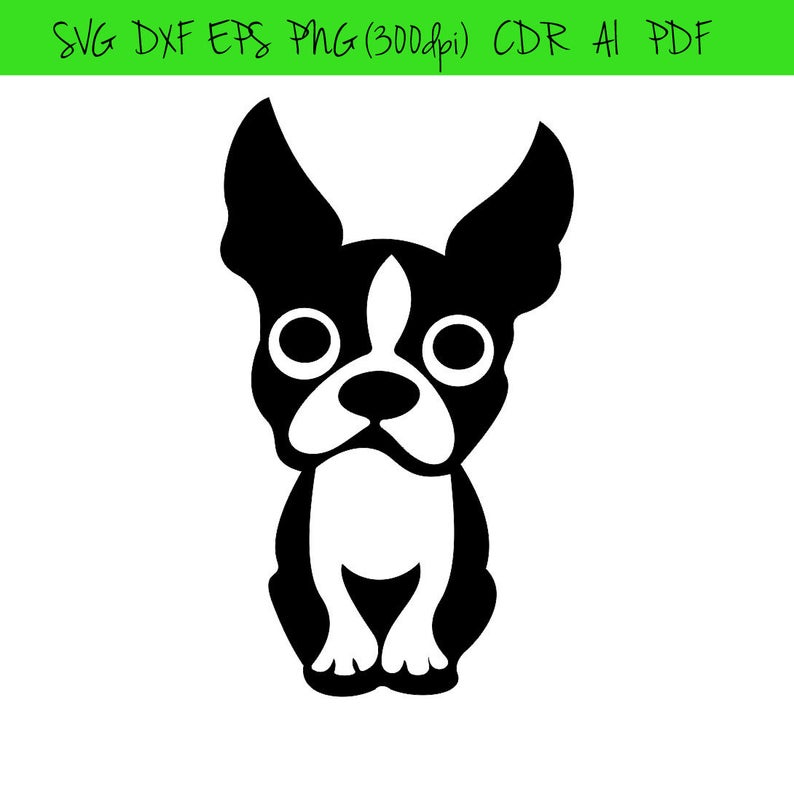 Boston Terrier Graphics Dog Dxf Png Cdr Pdf Vector Etsy 794x794 Boston Terrier Graphics Dog Dxf Png Cdr Pdf Vector Etsy