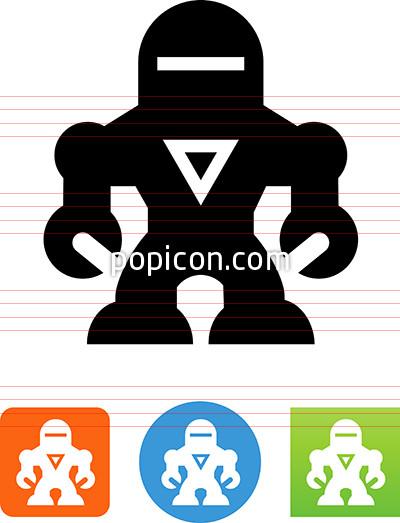 Vector Robot Icon 400x523 Vector Robot Icon