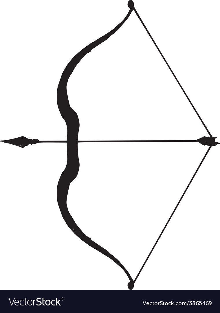 760x1080 Bow And Arrow Vector