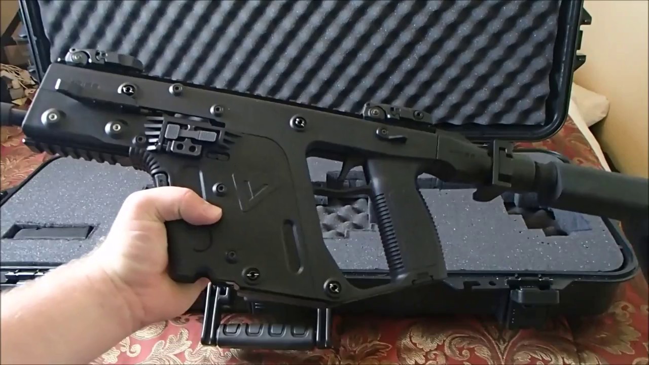 1280x720 Kriss Vector With Pistol Stabilizing Brace And Folding Adapter