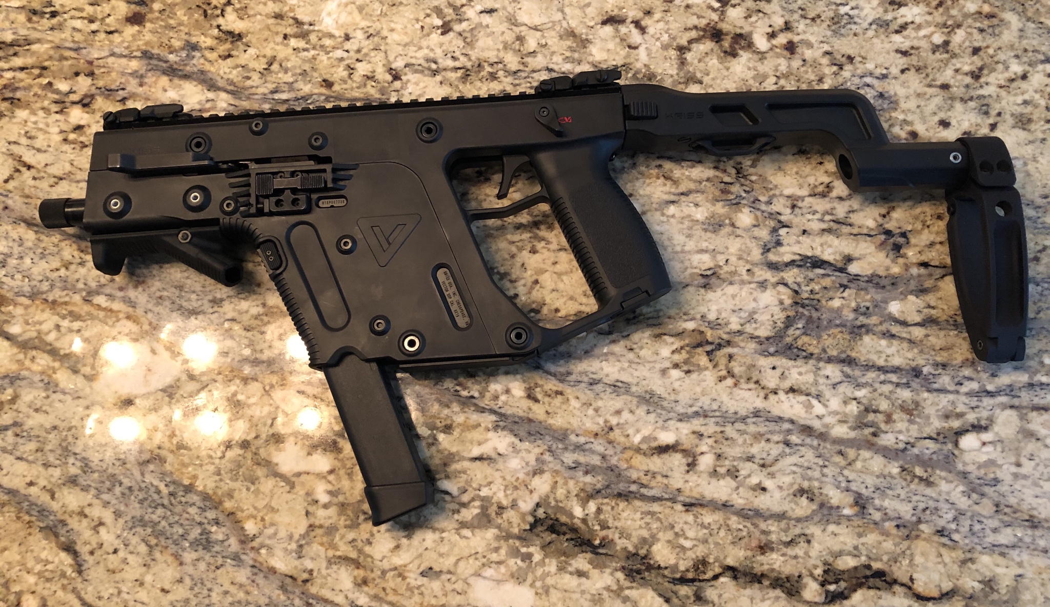 2048x1184 Kriss Vector Pistol With Folding Tailhook Brace