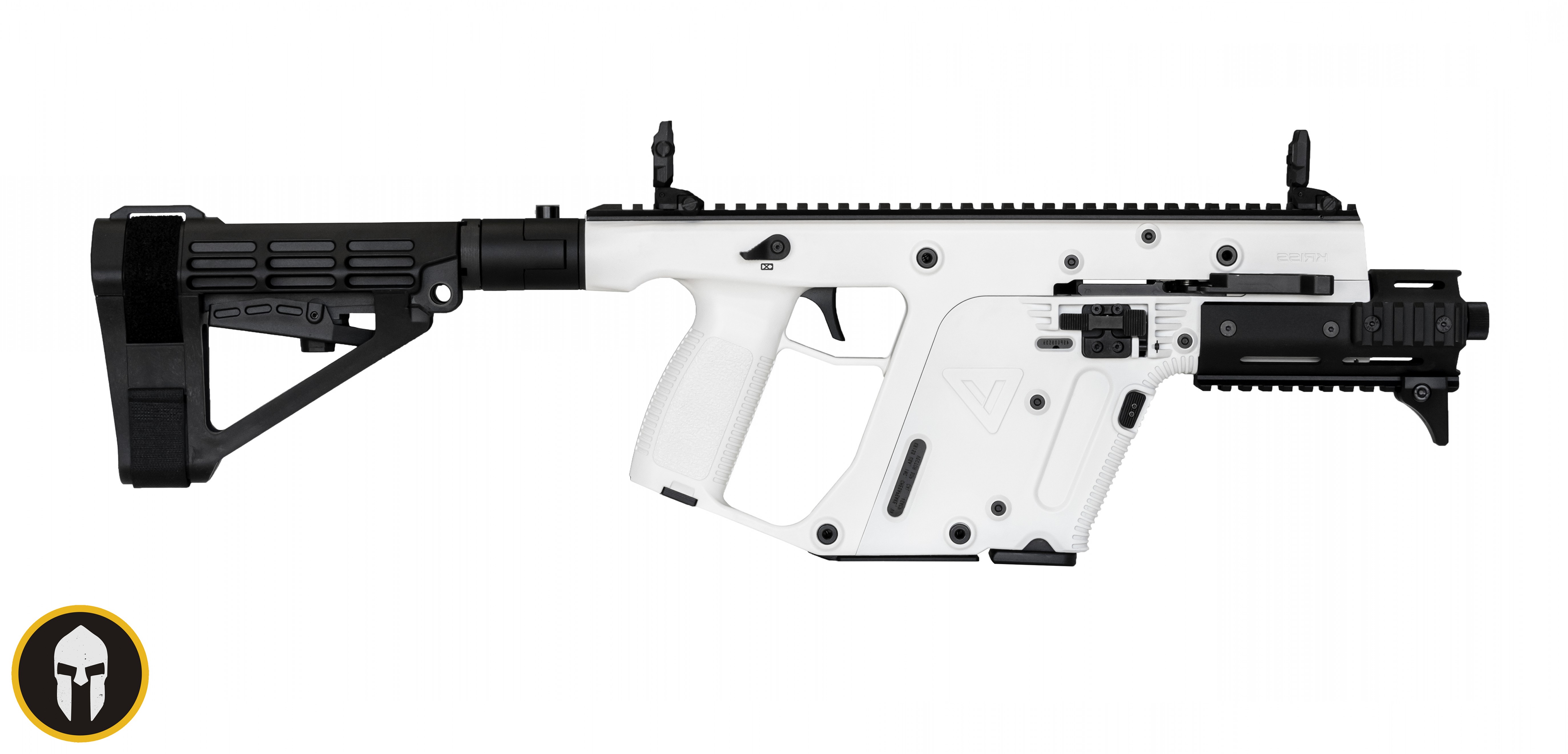 5493x2640 Kriss Vector Sdp Gen Ii Enhanced Alpine White With Folding Stock