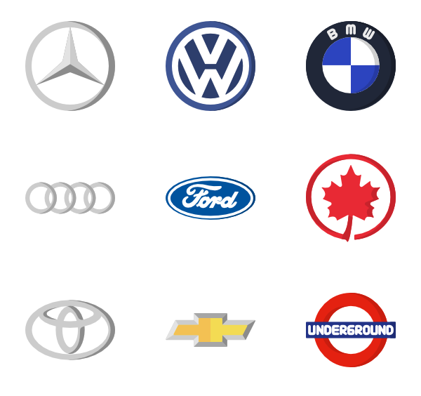 600x564 Car Brands Logos Icons