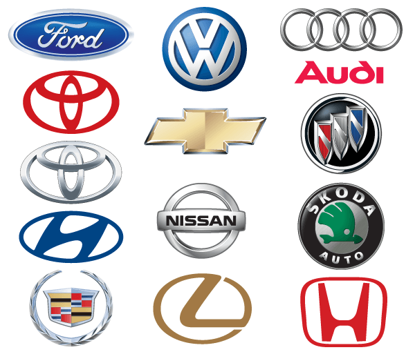 600x510 Famous Car Brand Logos Vector