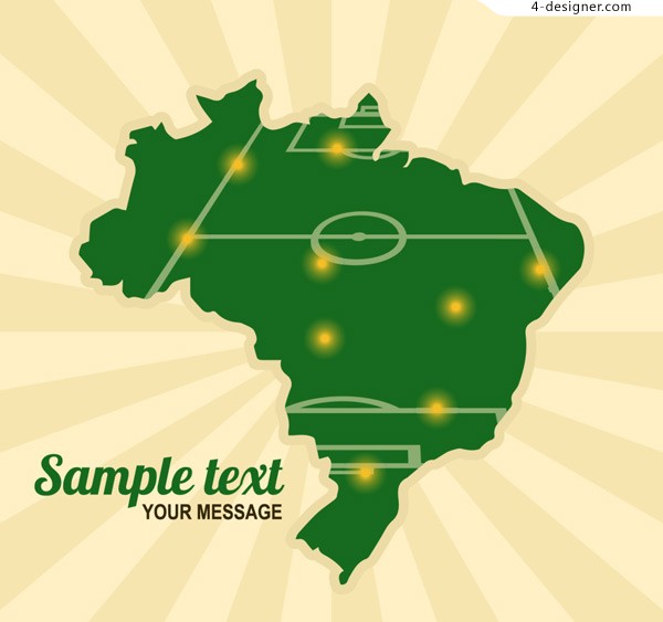 600x563 Designer Vector Brazil Material Map