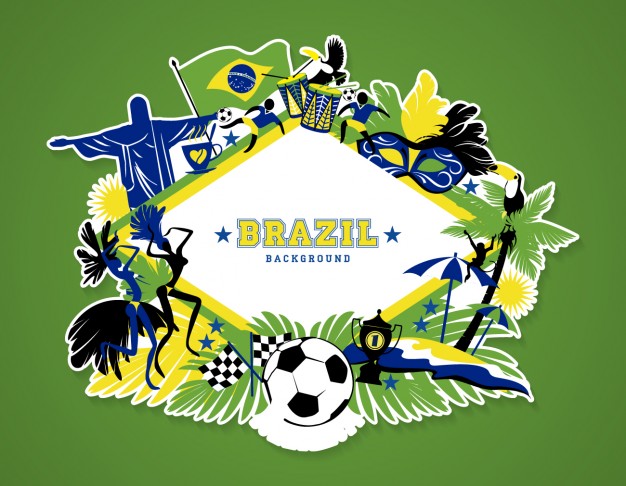 626x486 Brazil Wallpaper Illustration Vector Free Download