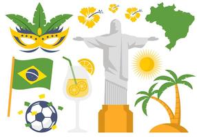 286x200 Brazil Free Vector Art