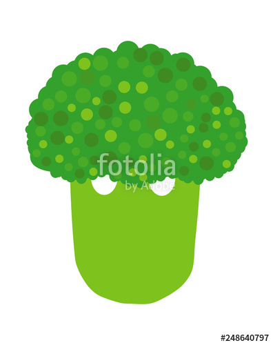 396x500 Broccoli Icon Flat Illustration Of Broccoli Vector Icon Isolated