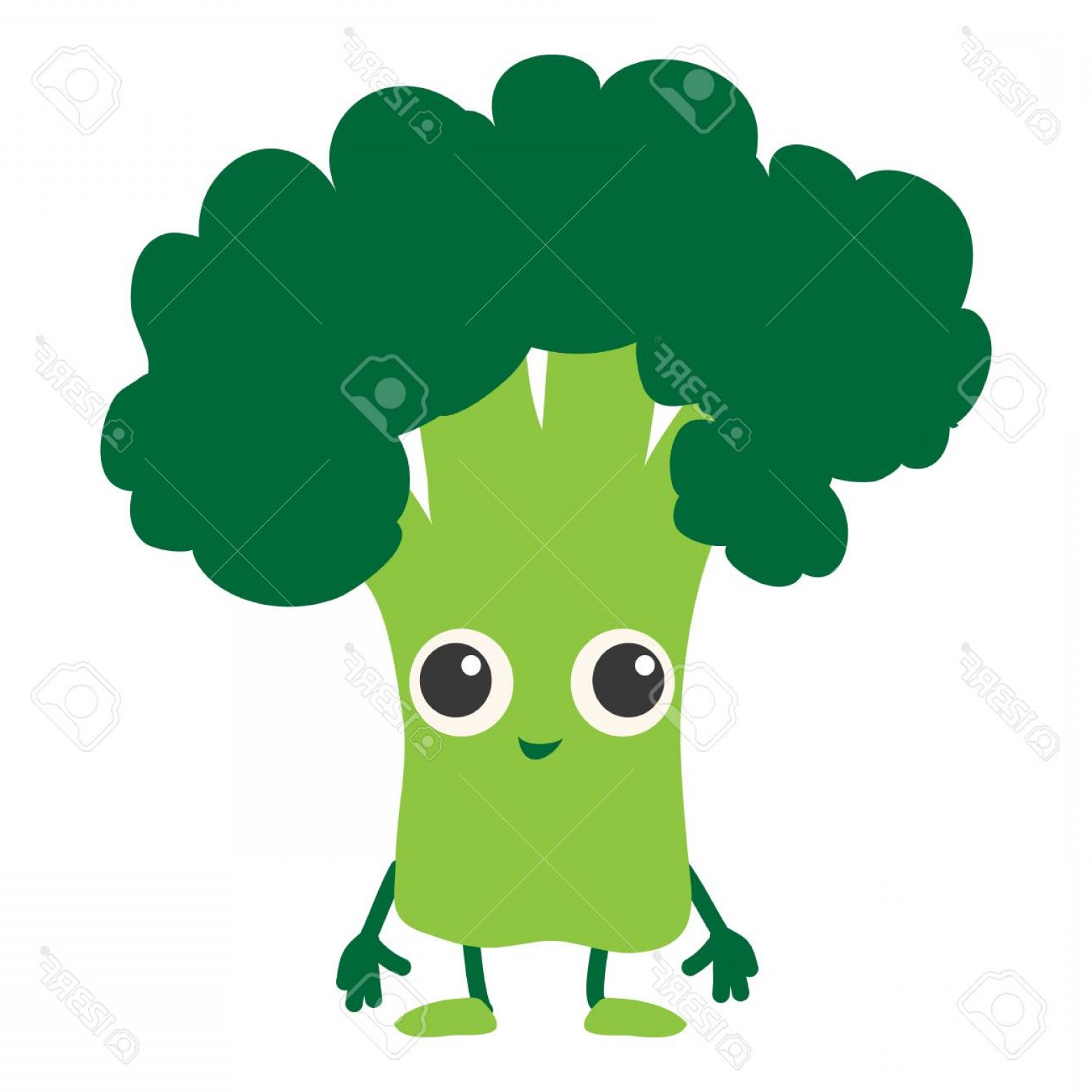 1560x1560 Photostock Vector Broccoli Icon Cartoon Illustration Of Broccoli
