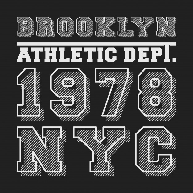 Brooklyn Nyc T Shirt Print Vector Premium Download 626x626 Brooklyn Nyc T Shirt Print Vector Premium Download
