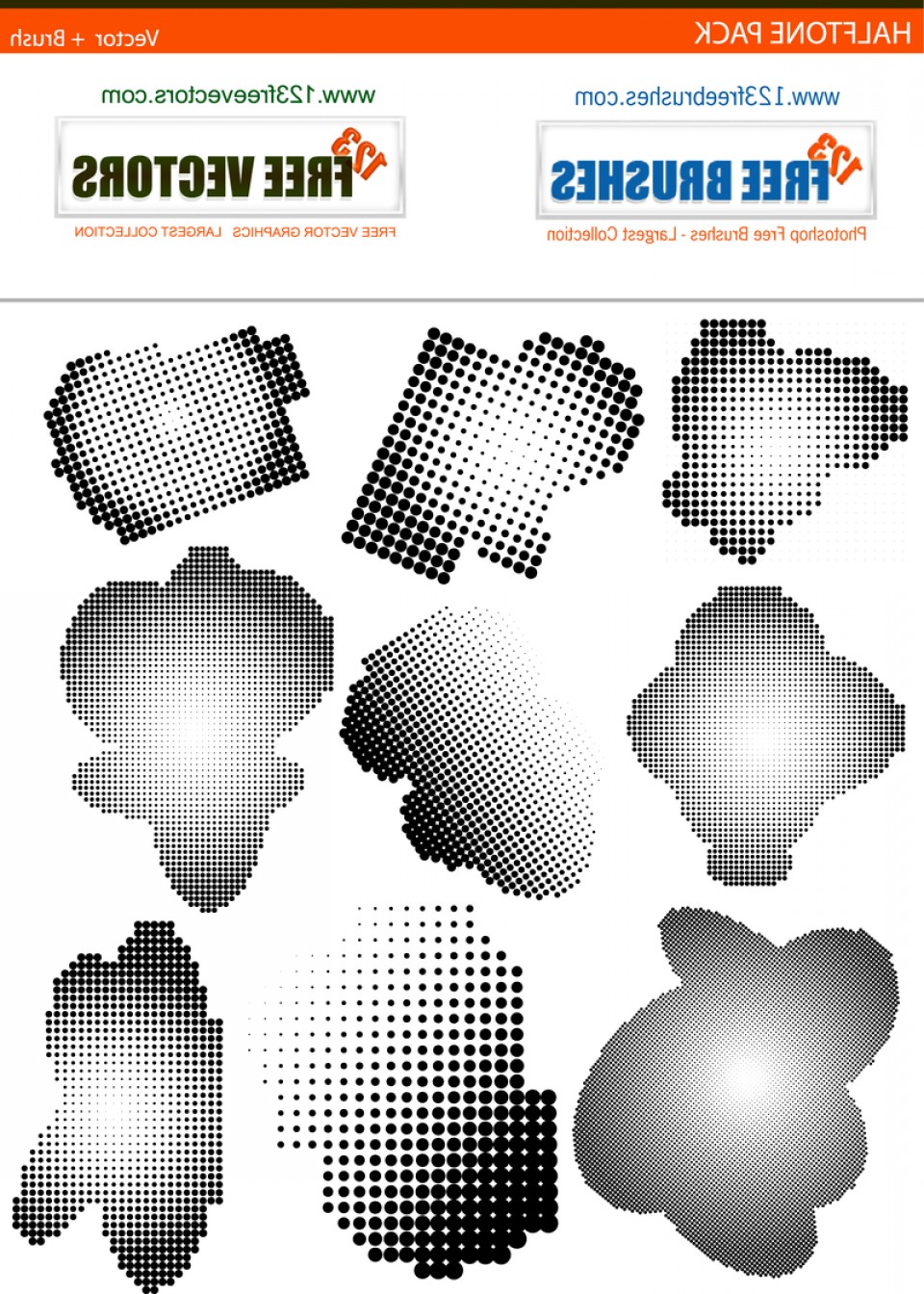 960x1344 Halftone Free Vector And Photoshop Brush Pack Soidergi
