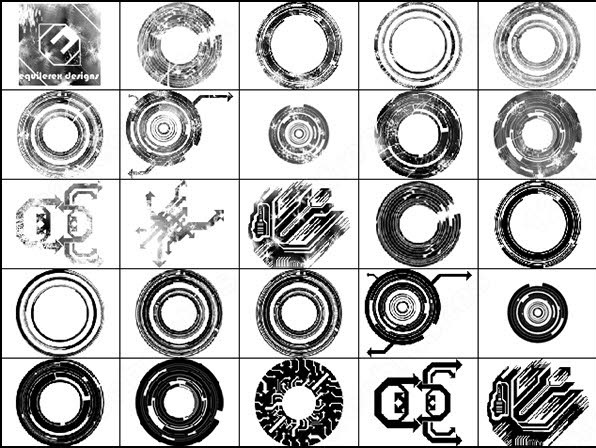 596x448 Vector Circle Brush Photoshop Brushes In Photoshop Brushes Abr