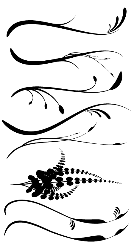 450x820 Free Illustrator Brushes And Vectors Foliage