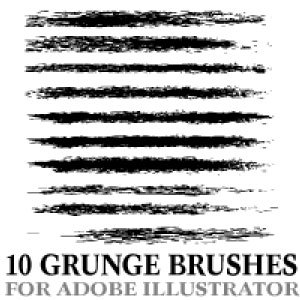 300x300 Grunge Illustrator Brushes Free Vectors Ui Download