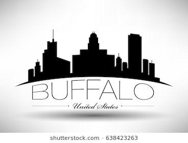 368x280 Buffalo Ny Skyline Silhouette