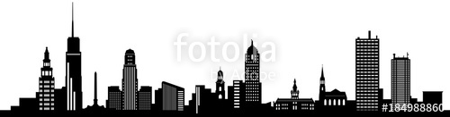 500x131 Skyline Buffalo Ny Stock Image And Royalty Free Vector
